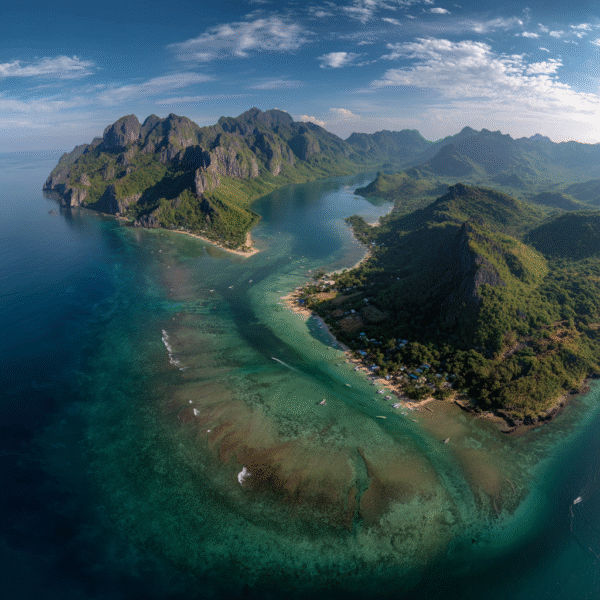 Itinai.com aerial view as if seen from a helicopter looking d 271d81cf e78f 4047 b26e cec4f6b431e1 2