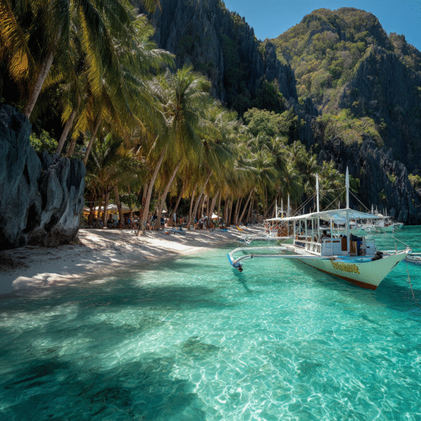 Itinai.com el nido palawan white beach philippines palms happ 26622a82 9b7f 48db 9dfa 1693e20c6778 0