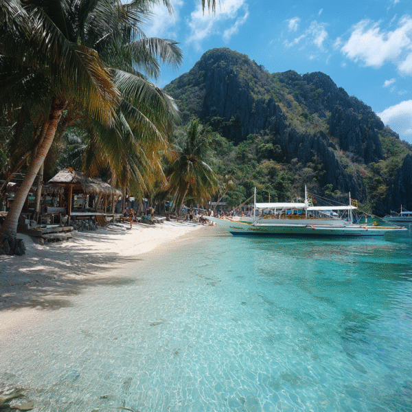 Itinai.com el nido palawan white beach philippines palms happ 26622a82 9b7f 48db 9dfa 1693e20c6778 2