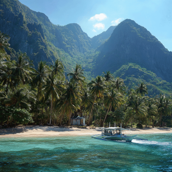 Itinai.com el nido palawan white beach philippines palms happ 7e0fbadc 4cb9 41c8 9103 87ca2410b7b2 0