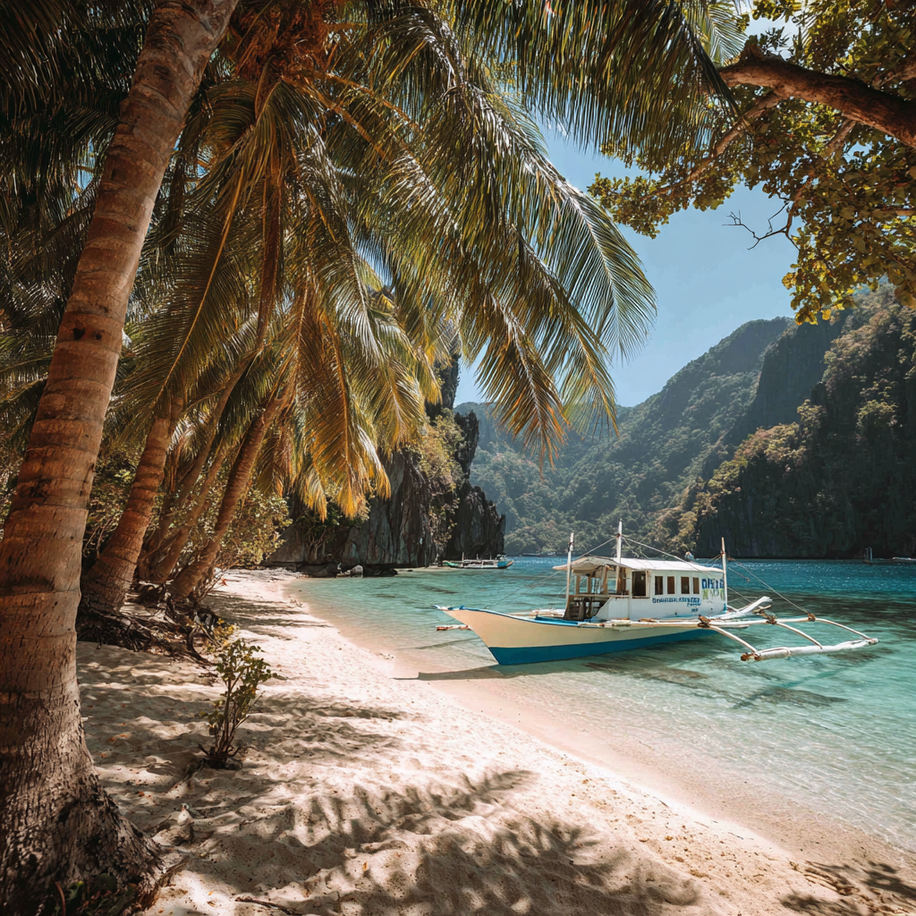 Itinai.com el nido palawan white beach philippines palms happ 80fe47db 81fd 4db9 b10c 696647afa47c 1