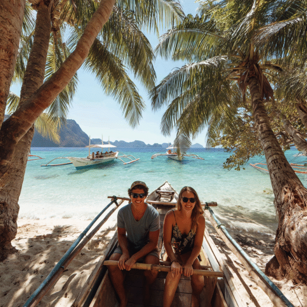 Itinai.com el nido palawan white beach philippines palms happ 96b5edf2 020d 4722 831d 5dc660d960d5 2