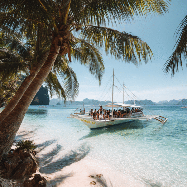 Itinai.com el nido palawan white beach philippines palms happ bb9f455d 3cee 48c2 977f 3f2edb3bb79e 1