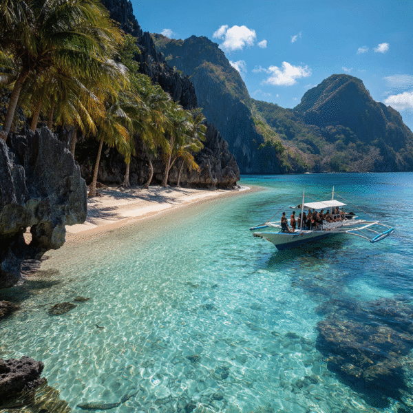 Itinai.com el nido palawan white beach philippines palms happ becc080b ff4a 4897 b8a4 99f1211c563b 3