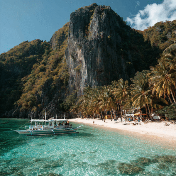 Itinai.com el nido palawan white beach philippines palms happ d14f1375 dc3b 4c99 938c 75104a0b27ff 2